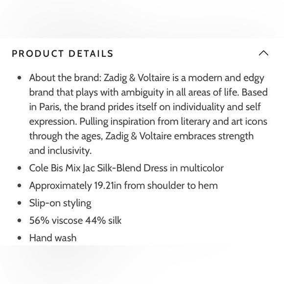 Zadig & Voltaire Women’s Cole Bis Mix Silk-Blend Dress, Size Small - Picture 12 of 13